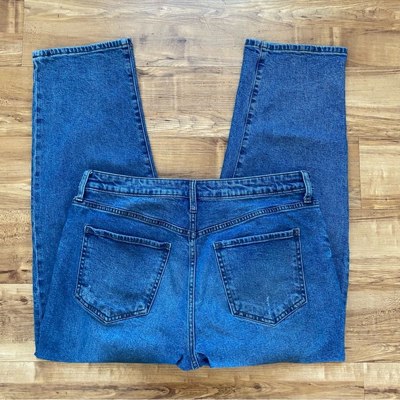 Kut from the Kloth 12 Ashley Slouchy Barrel Blue Jeans High Rise Stretch Baggy - Picture 4 of 14